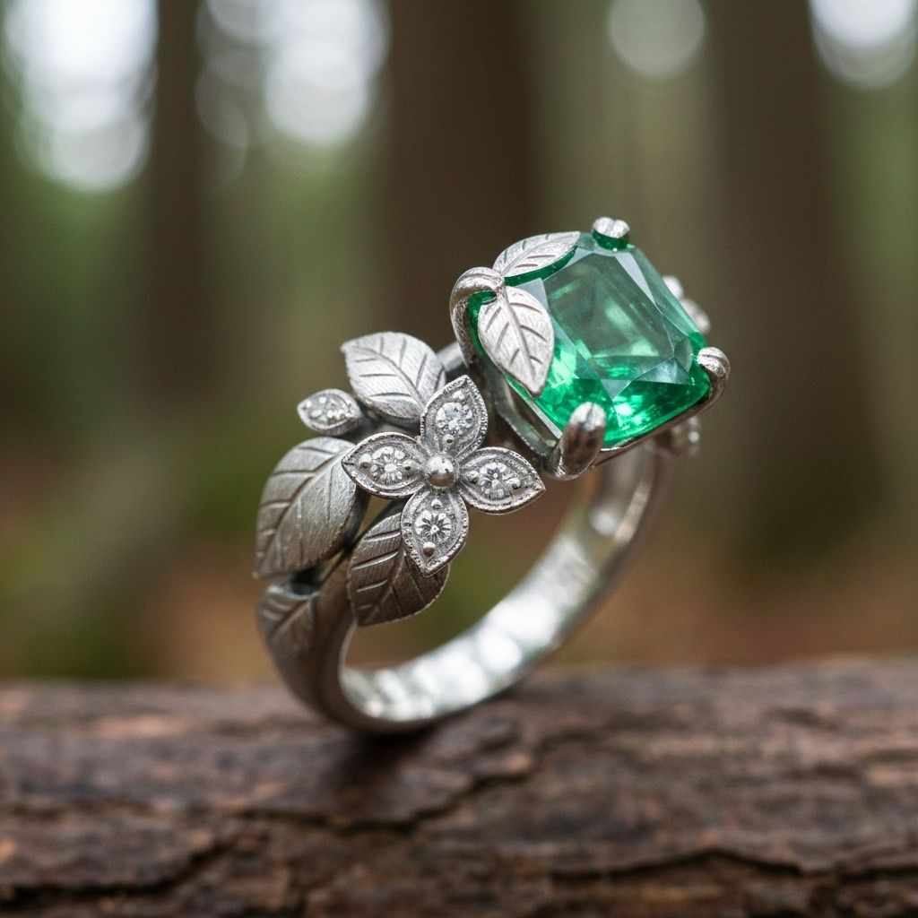 Everlasting Spring: Nature-inspired Engagement Ring